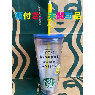 スターバックスコーヒー(Starbucks Coffee)のストローキャップ付コールドカップタンブラーBACK-TO-SCHOOL591ml(タンブラー)