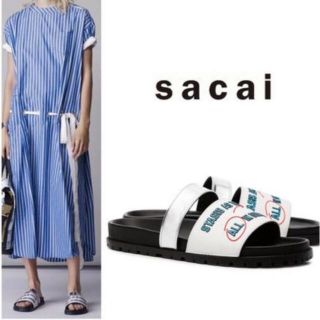 サカイ(sacai)のsacai PVCサンダル(サンダル)