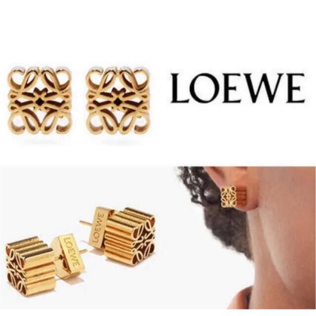 新品未使用】LOEWE ロエベ ピアス アナグラム ゴールド | eloit.com