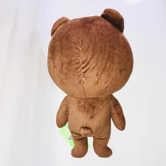 LINE FRIENDS ブラウン BIG×BIGぬいぐるみ キッスver.   エンタメ/ホビーのおもちゃ/ぬいぐるみ(ぬいぐるみ)の商品写真