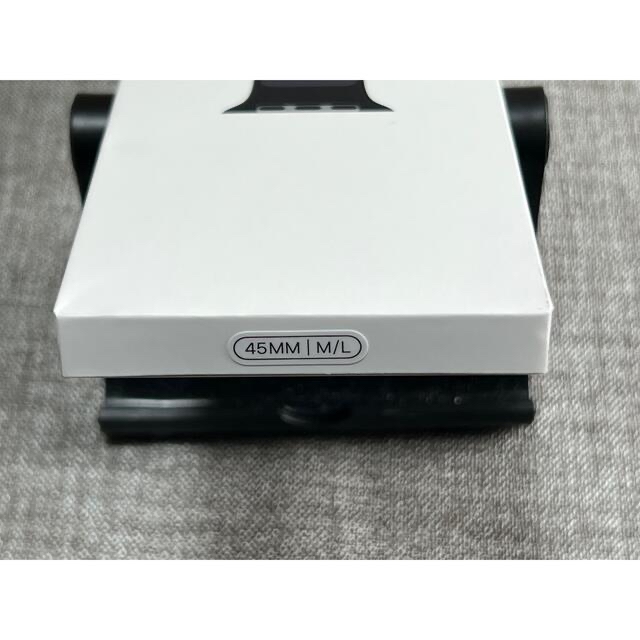 Apple Watch - Apple純正 ミッドナイトレザーリンク M/L 45mm 新品未