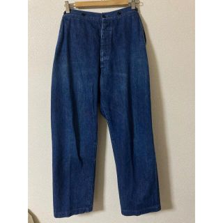 コモリ(COMOLI)の20ss comoli デニムオーバーパンツ コモリ サイズ1(デニム/ジーンズ)