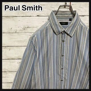 ポールスミス(Paul Smith)の【人気Lサイズ】ポールスミス☆マルチストライプ最高デザイン　袖裏総柄　長袖シャツ(シャツ)