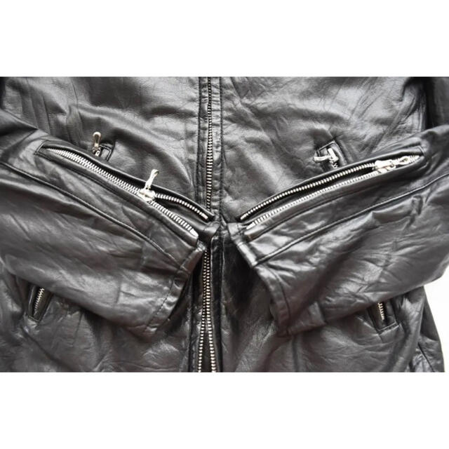 LITHIUM HOMME(リチウムオム)の専用LITHIUM HOMME LEATHER SINGLE RIDERS メンズのジャケット/アウター(ライダースジャケット)の商品写真