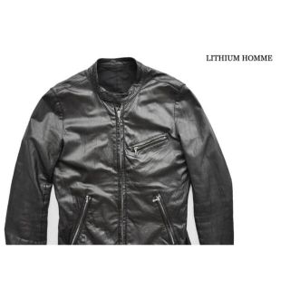 リチウムオム(LITHIUM HOMME)の専用LITHIUM HOMME LEATHER SINGLE RIDERS(ライダースジャケット)