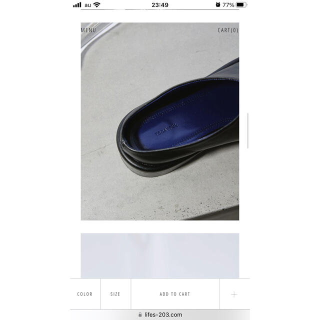 TODAYFUL(トゥデイフル)の＊再値下げしましたTODAYFUL Slide Leather Shoes 37 レディースの靴/シューズ(ローファー/革靴)の商品写真