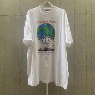 フルーツオブザルーム(FRUIT OF THE LOOM)の90’s USA製 FTUITS OF THE LOOM Print T(Tシャツ/カットソー(半袖/袖なし))