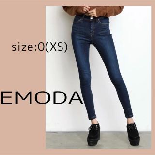 エモダ(EMODA)のEMODA エモダ ELDER FIX ジャストウエストデニム スキニー XS (スキニーパンツ)