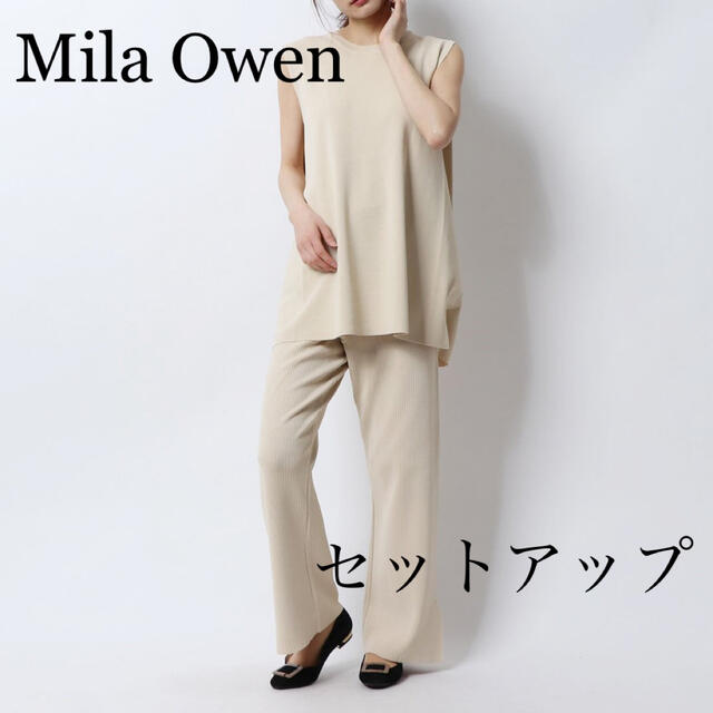 Mila Owen - 新品・未使用・タグ付き【Mila Owen】SETUPノースリーブ ...