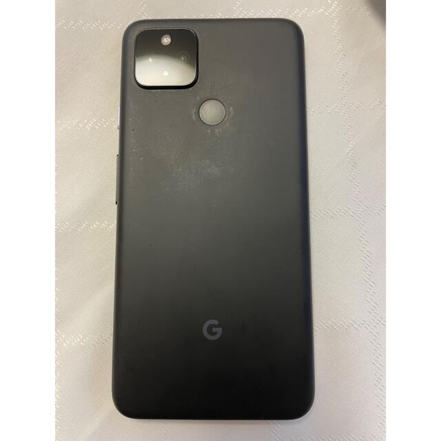 Google Pixel(グーグルピクセル)のGoogle Pixel 4a (5G) JustBlack 128GB スマホ/家電/カメラのスマートフォン/携帯電話(スマートフォン本体)の商品写真