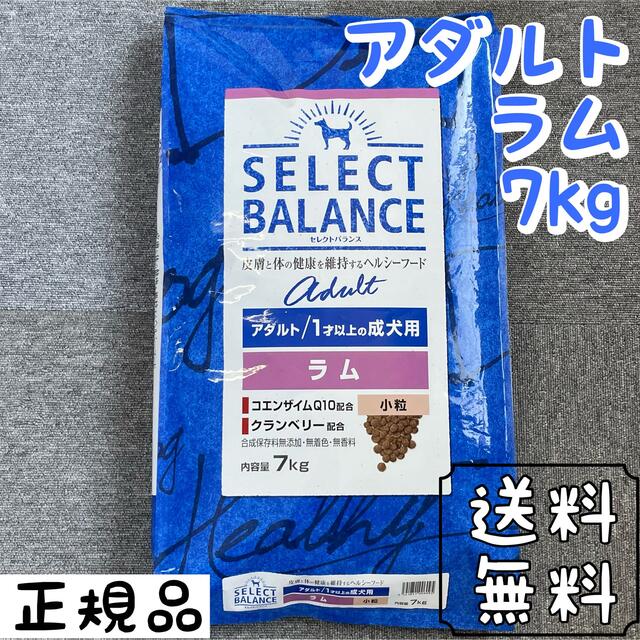 SELECT(セレクト)のセレクトバランス ラム 7kg 小粒 アダルト ドッグフード  ペットフード  その他のペット用品(ペットフード)の商品写真