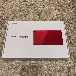 ニンテンドー3DS(ニンテンドー3DS)の3DS メタリックレッド(携帯用ゲーム機本体)