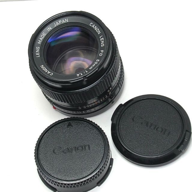 美品！キヤノン New FD 50mm F1.4 単焦点 FDマウント 光学良好