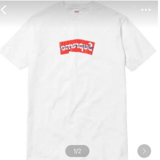 シュプリーム(Supreme)のSupreme ギャルソン Box Logo Tee White L Tシャツ(Tシャツ/カットソー(半袖/袖なし))