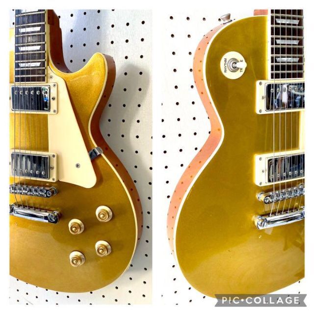ギターblitz レスポールタイプ エレキギター leopard ゴールド ギターblitz レスポールタイプ エレキギター leopard ゴールド