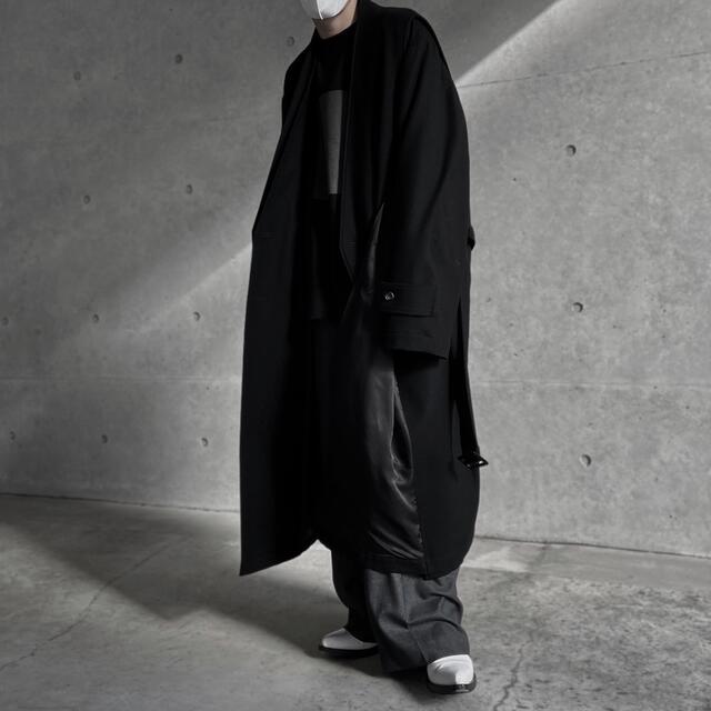 stein OVERSIZED LINEAR NO COLLAR COAT