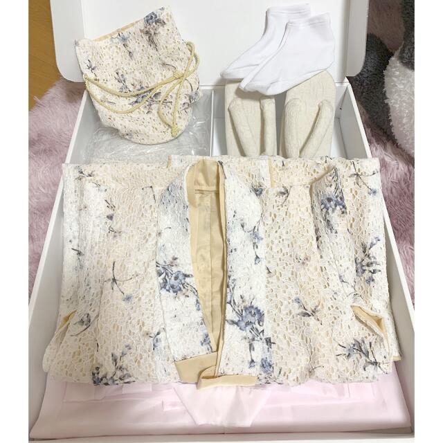 utatane◯七五三◯三歳用被布コート9点セット◯美品 キッズ/ベビー/マタニティのキッズ服女の子用(90cm~)(ドレス/フォーマル)の商品写真