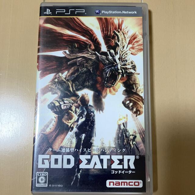 BANDAI NAMCO Entertainment(バンダイナムコエンターテインメント)のGOD EATER（ゴッドイーター） PSP エンタメ/ホビーのゲームソフト/ゲーム機本体(携帯用ゲームソフト)の商品写真