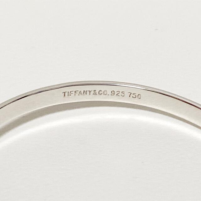 希少!Tiffanyティファニー バングルブレスレットフックアイシルバー