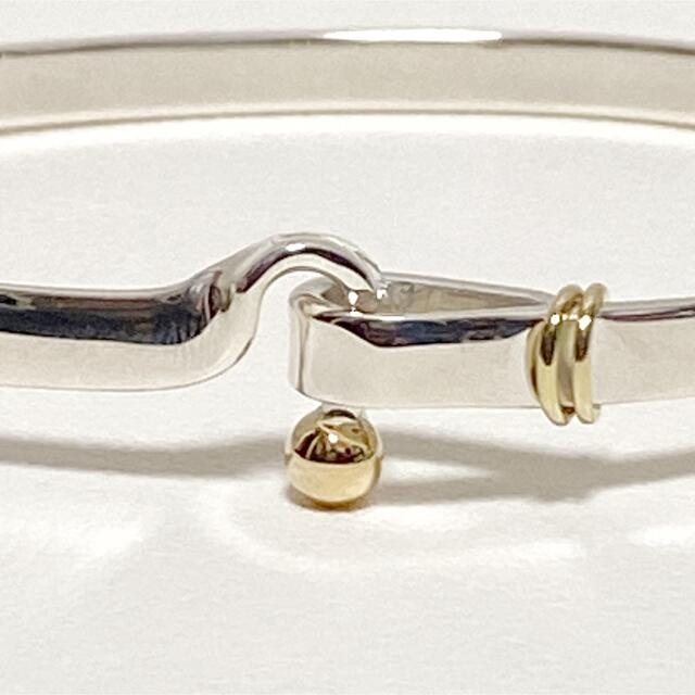 希少!Tiffanyティファニー バングルブレスレットフックアイシルバー