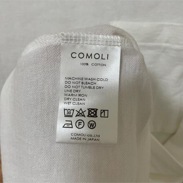 COMOLI(コモリ)の【未使用】COMOLI コモリ　ノースリーブ　サイズ1 レディースのトップス(Tシャツ(半袖/袖なし))の商品写真