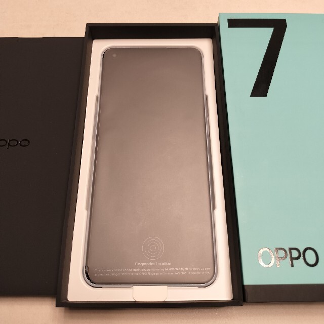 OPPO(オッポ)のOPPO reno7a ドリームブルー　未使用品 スマホ/家電/カメラのスマートフォン/携帯電話(スマートフォン本体)の商品写真