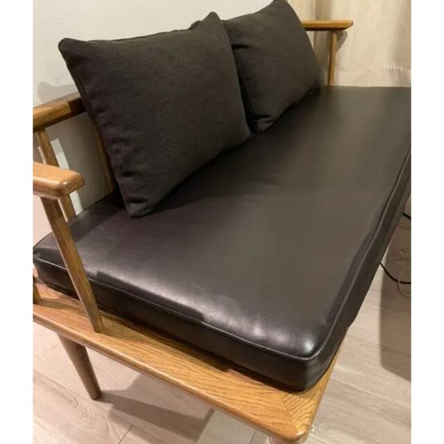 journal standard Furniture(ジャーナルスタンダードファニチャー)のジャーナルスタンダードALVESTA BENCH BK アルベスタベンチ インテリア/住まい/日用品の椅子/チェア(ダイニングチェア)の商品写真