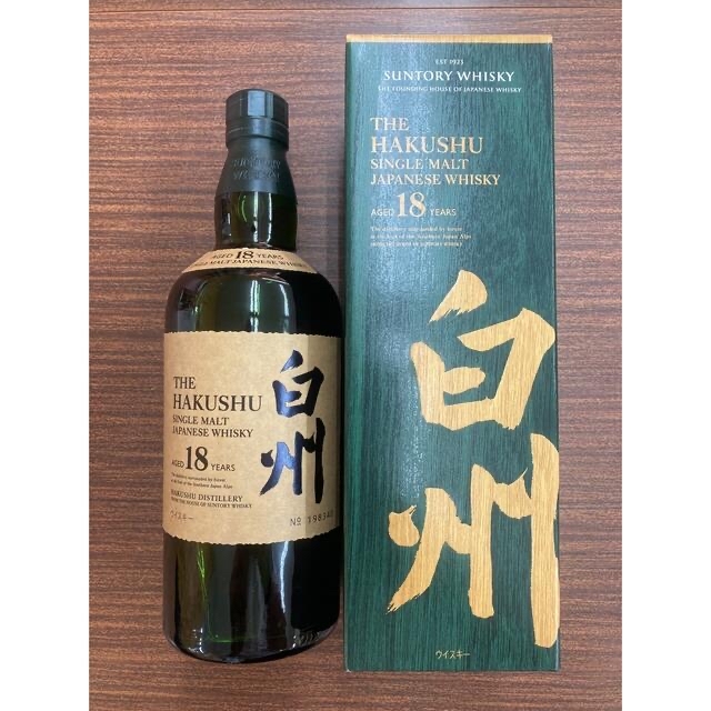 新品　箱付き　白州18年酒