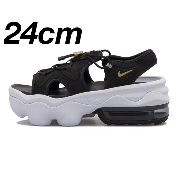 NIKE(ナイキ)のエアマックスココ　24NIKE　新品　サンダル　厚底　ヒール　ナイキ　ブラック レディースの靴/シューズ(サンダル)の商品写真