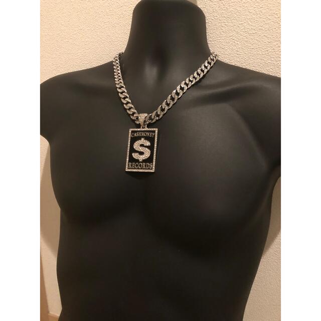 silver シルバー ネックレス  CZダイヤモンド　HIPHOPジュエリー