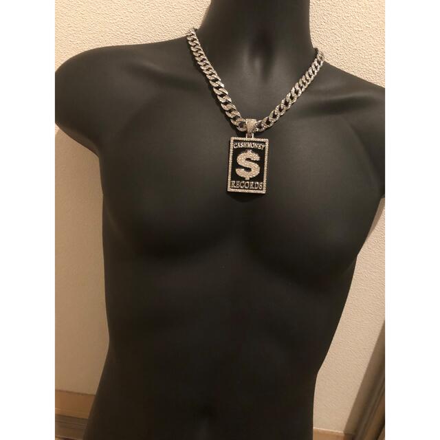 silver シルバー ネックレス  CZダイヤモンド　HIPHOPジュエリー