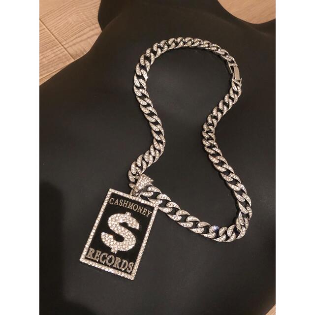 silver シルバー ネックレス  CZダイヤモンド　HIPHOPジュエリー