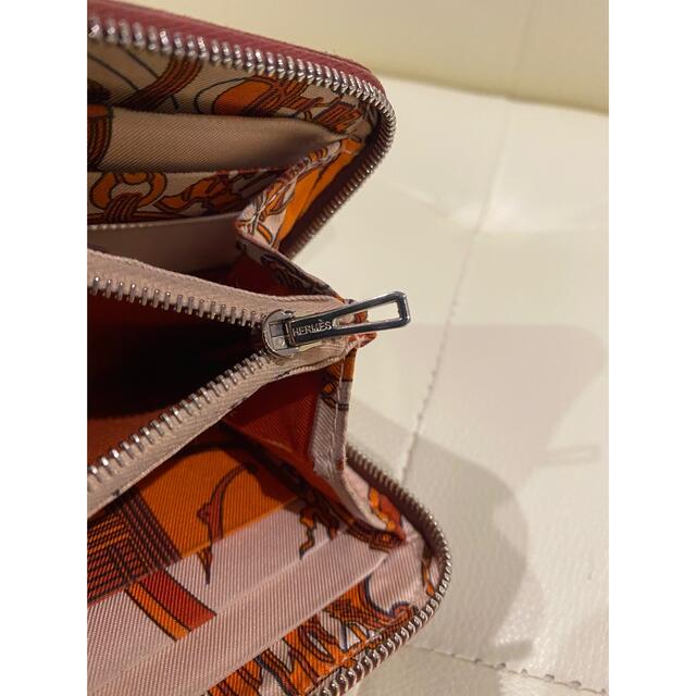 Hermes(エルメス)のLin様ご専用　アザップ　シルクイン　コンパクト　赤 レディースのファッション小物(財布)の商品写真