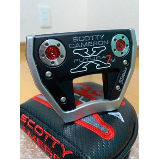 スコッティキャメロン(Scotty Cameron)の☆美品☆ スコッティキャメロン フューチュラX 7M 34インチ カバー新品(クラブ)