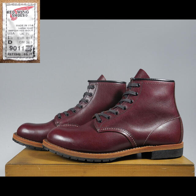 廃盤希少 RED WING Beckman Boots No.9011 9.5D-