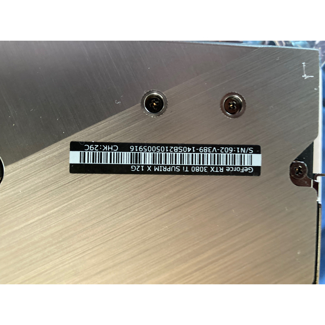 MSI GeForce RTX 3080 Ti SUPRIM X 12Gジャンク | paymentsway.co