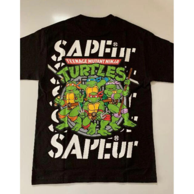 SAPEur サプール ミュータントタートルズ ブラック tシャツ XXL ...