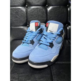 ナイキ(NIKE)のnike jordan 4 university blue UNC 28(スニーカー)