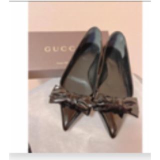 ⭐️GUCCI ブラック エナメル パンプス　39 26センチ ⭐️GUCCI ブラック エナメル パンプス 39 26センチ - メルカリ