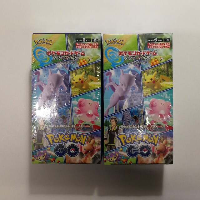 新品　未開封　ポケモンカード ポケモンGO ポケモンgo 2BOX ポケモントレーディングカード