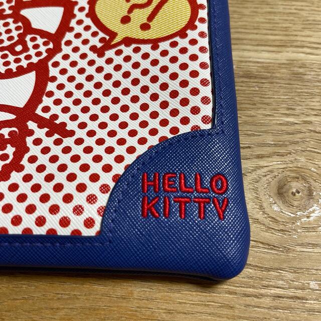 ハローキティ(ハローキティ)の新品　HELLO KITTYポーチ エンタメ/ホビーのおもちゃ/ぬいぐるみ(キャラクターグッズ)の商品写真