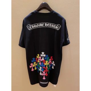 クロムハーツ(Chrome Hearts)の★入手困難‼︎ 新品 クロムハーツ マルチカラーセメタリークロス ブラック L★(Tシャツ/カットソー(半袖/袖なし))