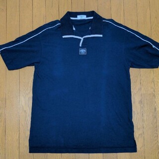 ミズノ(MIZUNO)のMIZUNO golf ゴルフ ゾイド ZOID 半袖ポロシャツ 紺ネイビー L(ウエア)