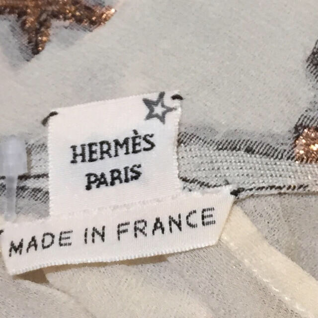 Hermes(エルメス)のHERMES エルメス シルク混 シアー ハイネック トップス レディースのトップス(シャツ/ブラウス(長袖/七分))の商品写真