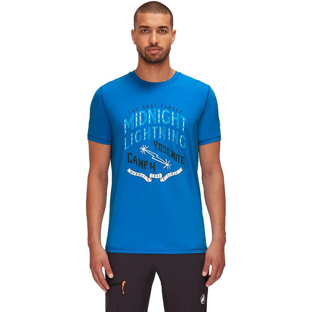 Mammut(マムート)のMAMMUT マムート 半袖Tシャツ マッソーネTシャツ ブルー(青) メンズM メンズのトップス(Tシャツ/カットソー(半袖/袖なし))の商品写真