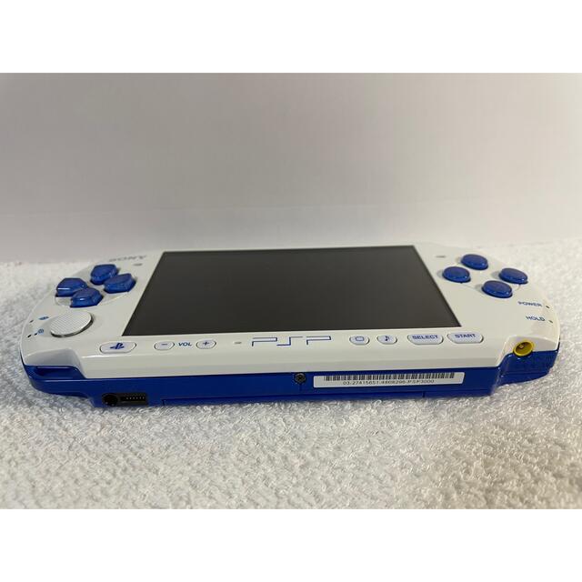 ☆良品☆ PSP-3000 (PSPJ-30018) ホワイト/ブルー 4
