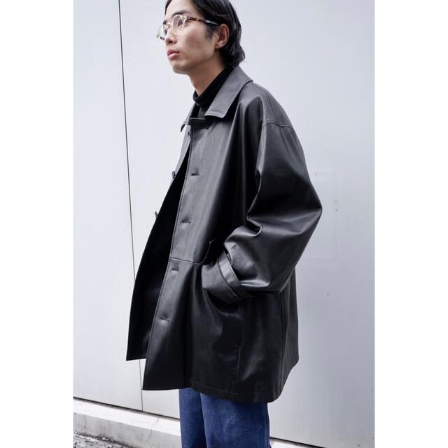 定価以下！！【stein】Fake Leather Car Jacket