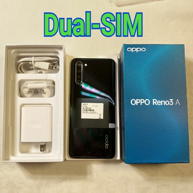 ☆極美品☆OPPO Reno3 A モバイル版 SIMフリー ブラック-