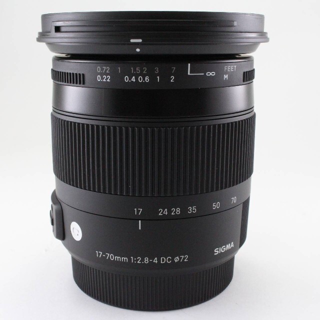 安心 保証 【美品】SIGMA 17-70mm F2.8-4 DC MACRO Canon - レンズ(ズーム)