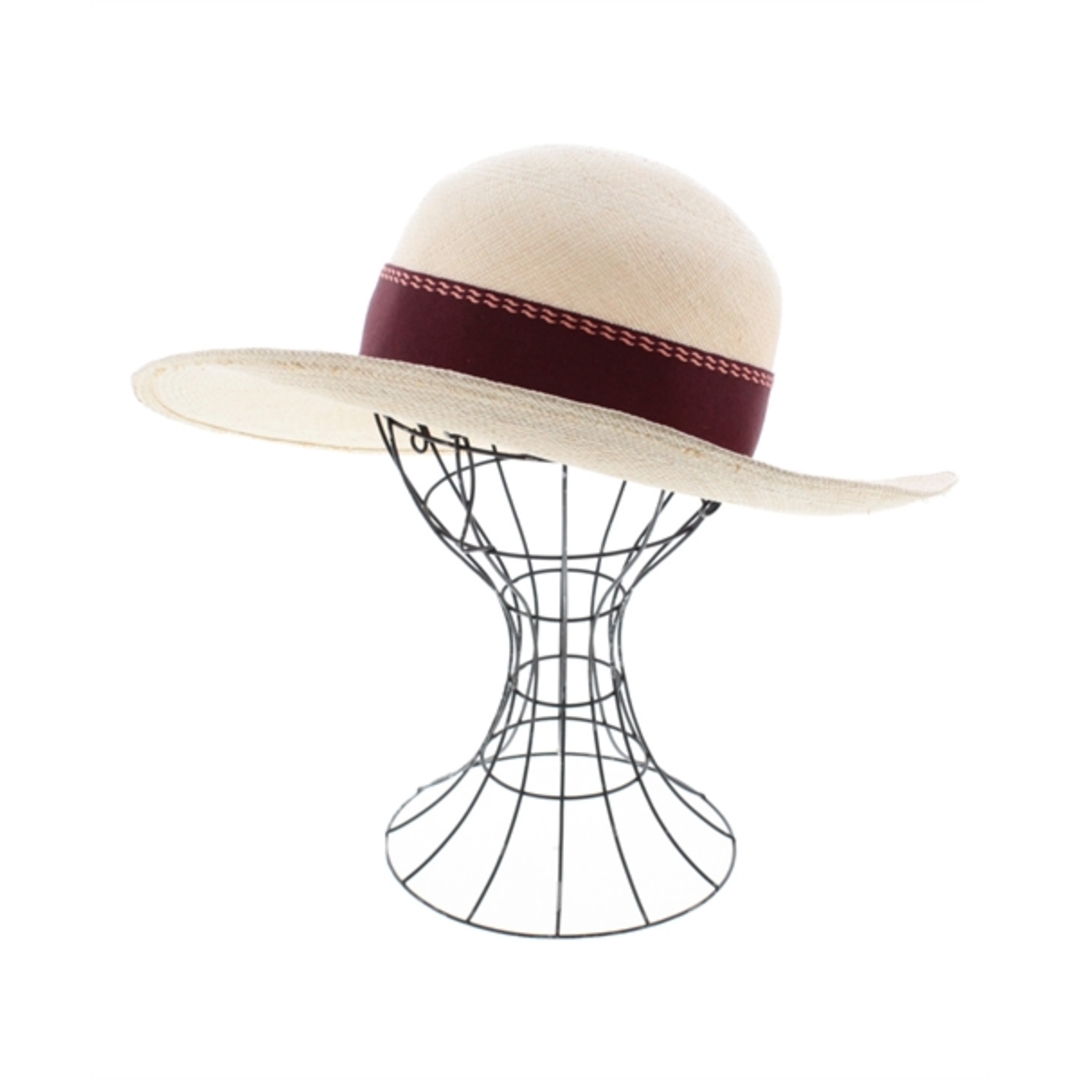 注目ショップ Hermes - HERMES ストローハット レディース 麦わら帽子+